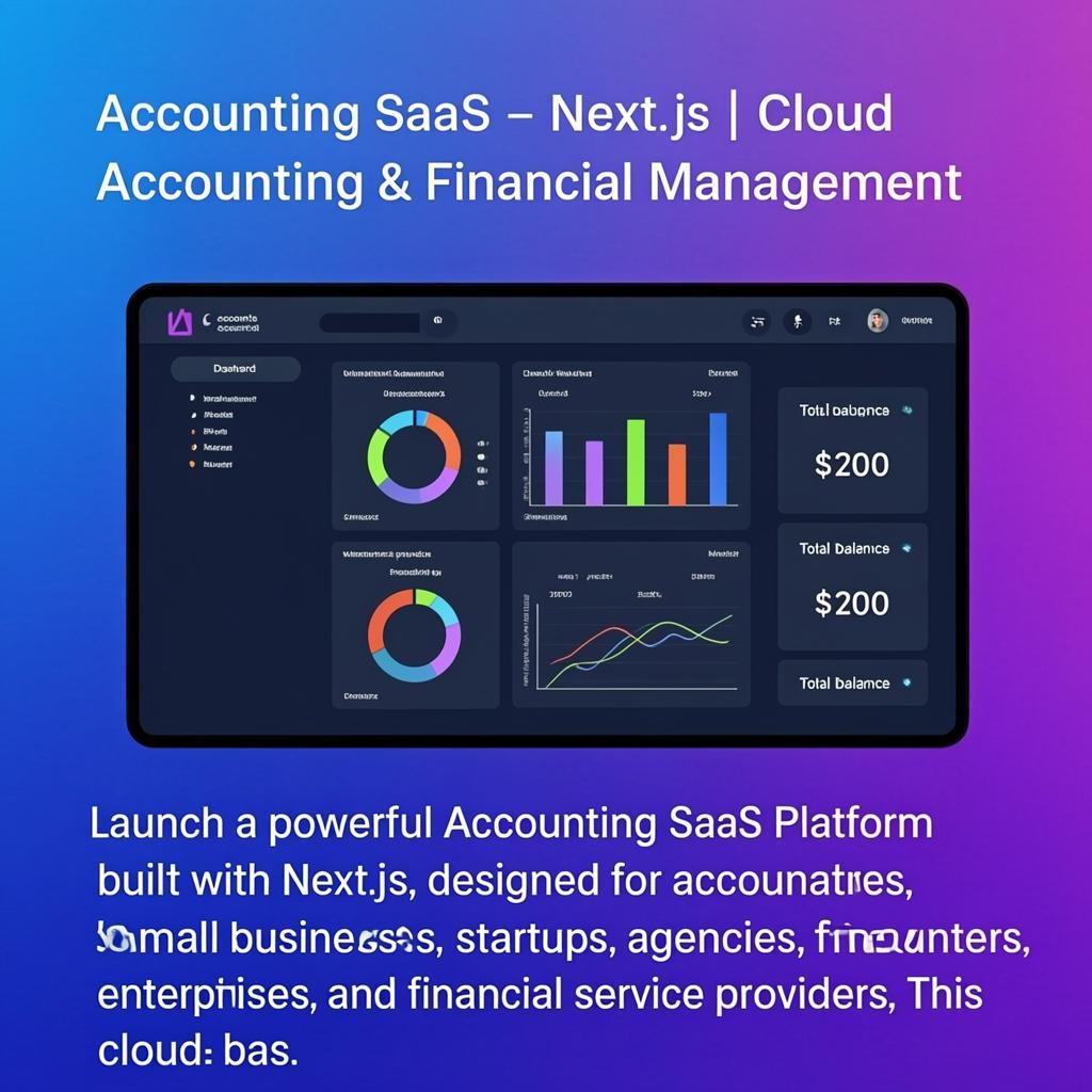 Accounting SaaS β Next.js | Cloud Accounting & Financial Management